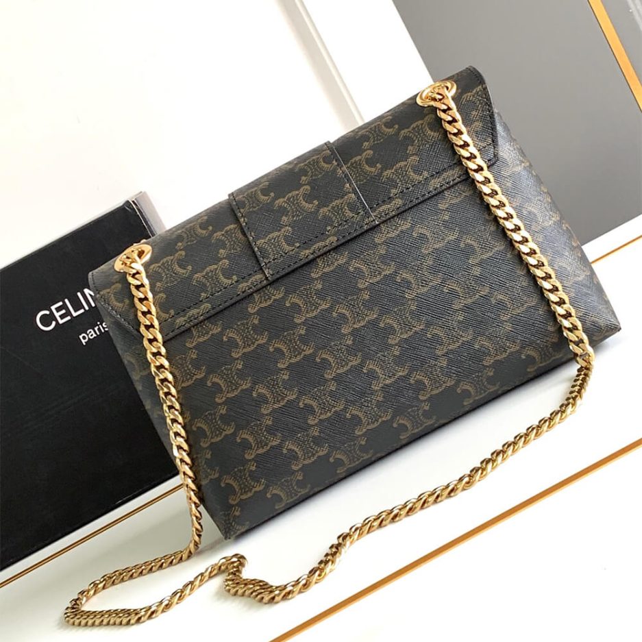 Medium VICTOIRE BAG WITH LOGO PRINT