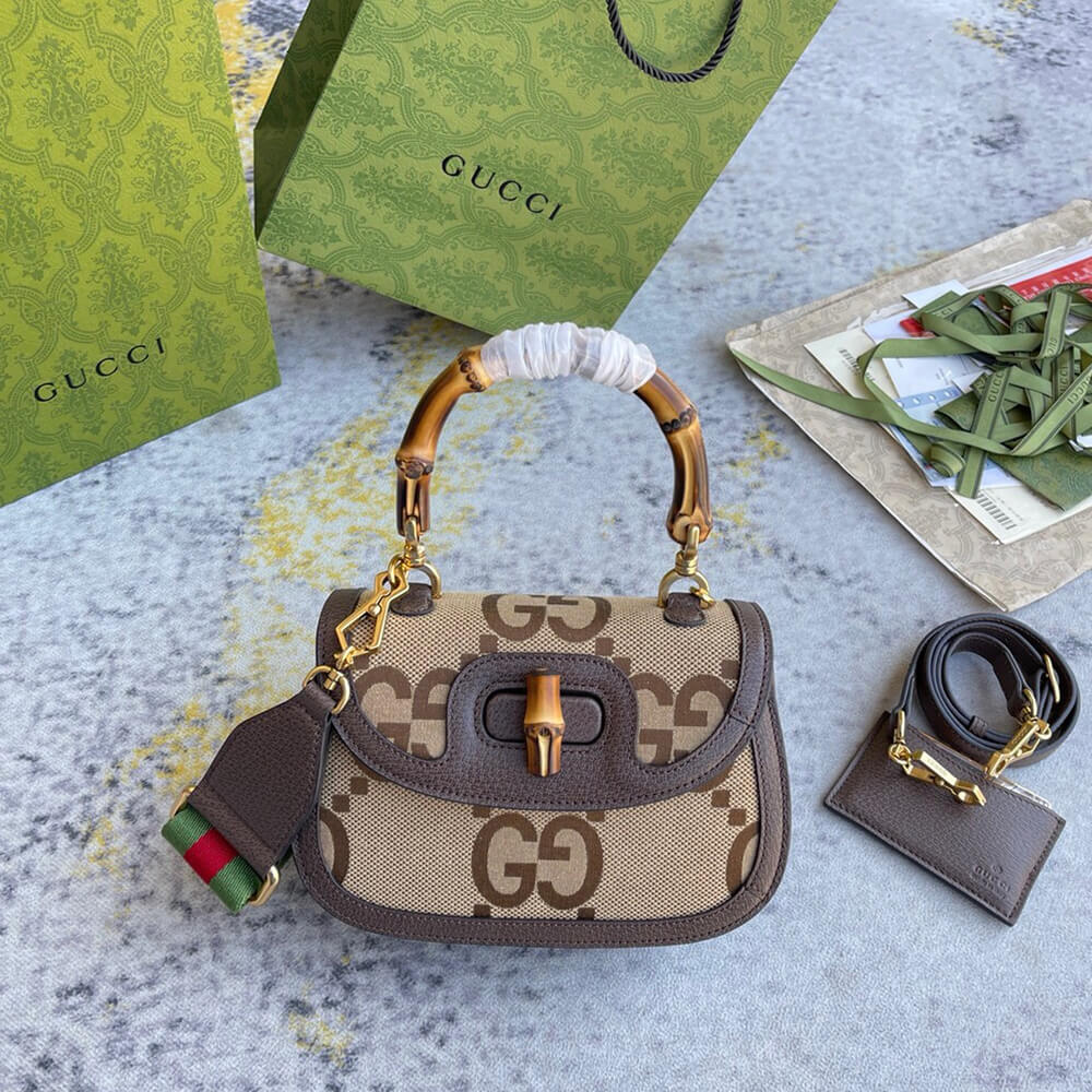 BAMBOO 1947 JUMBO SMALL TOP HANDLE BAG
