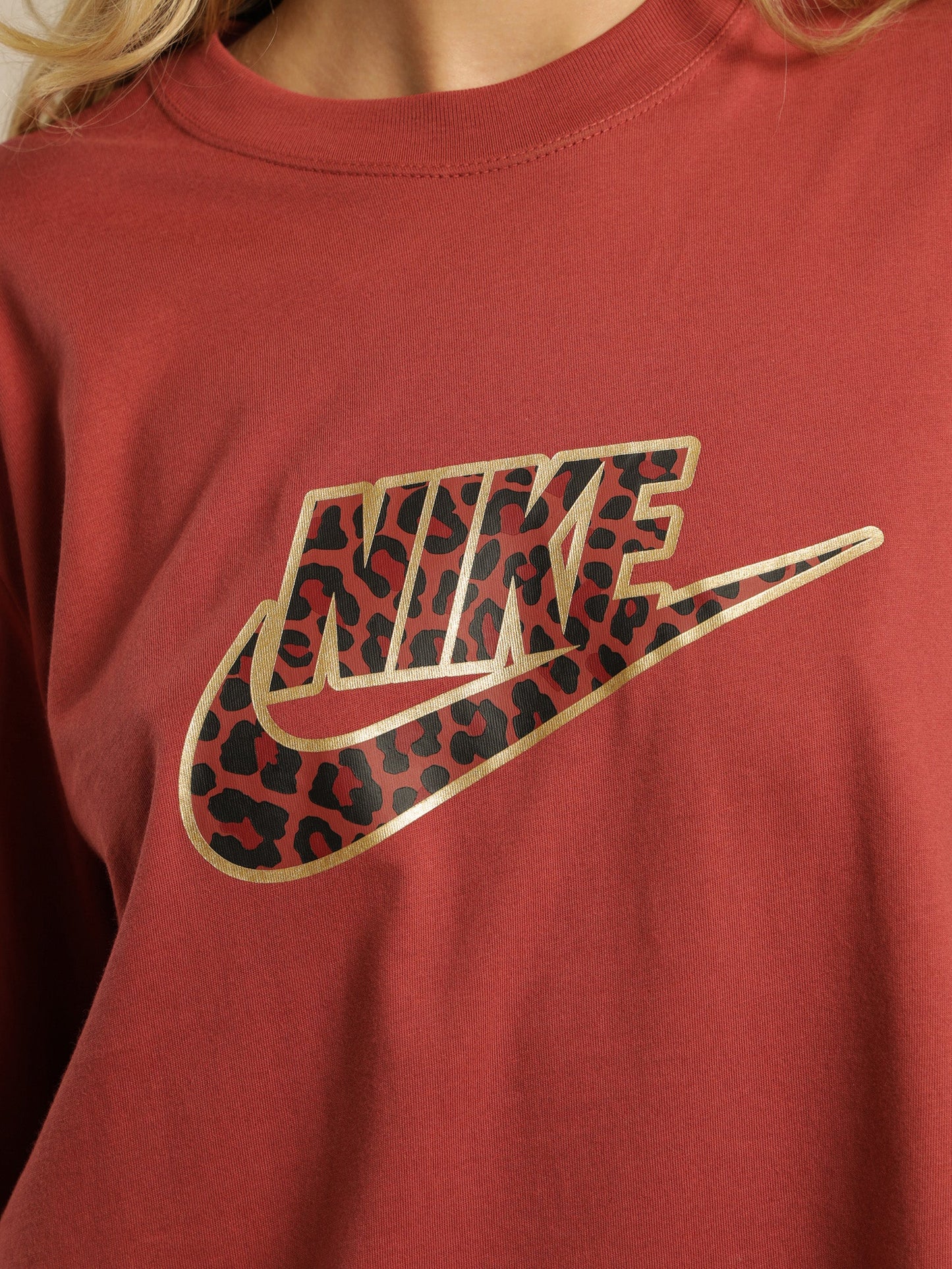 Sportswear T-Shirt Boxy Leopard