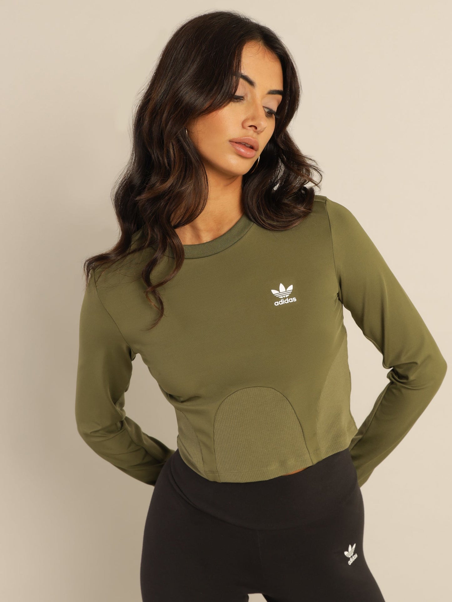 Adidas Rib Long Sleeve Top