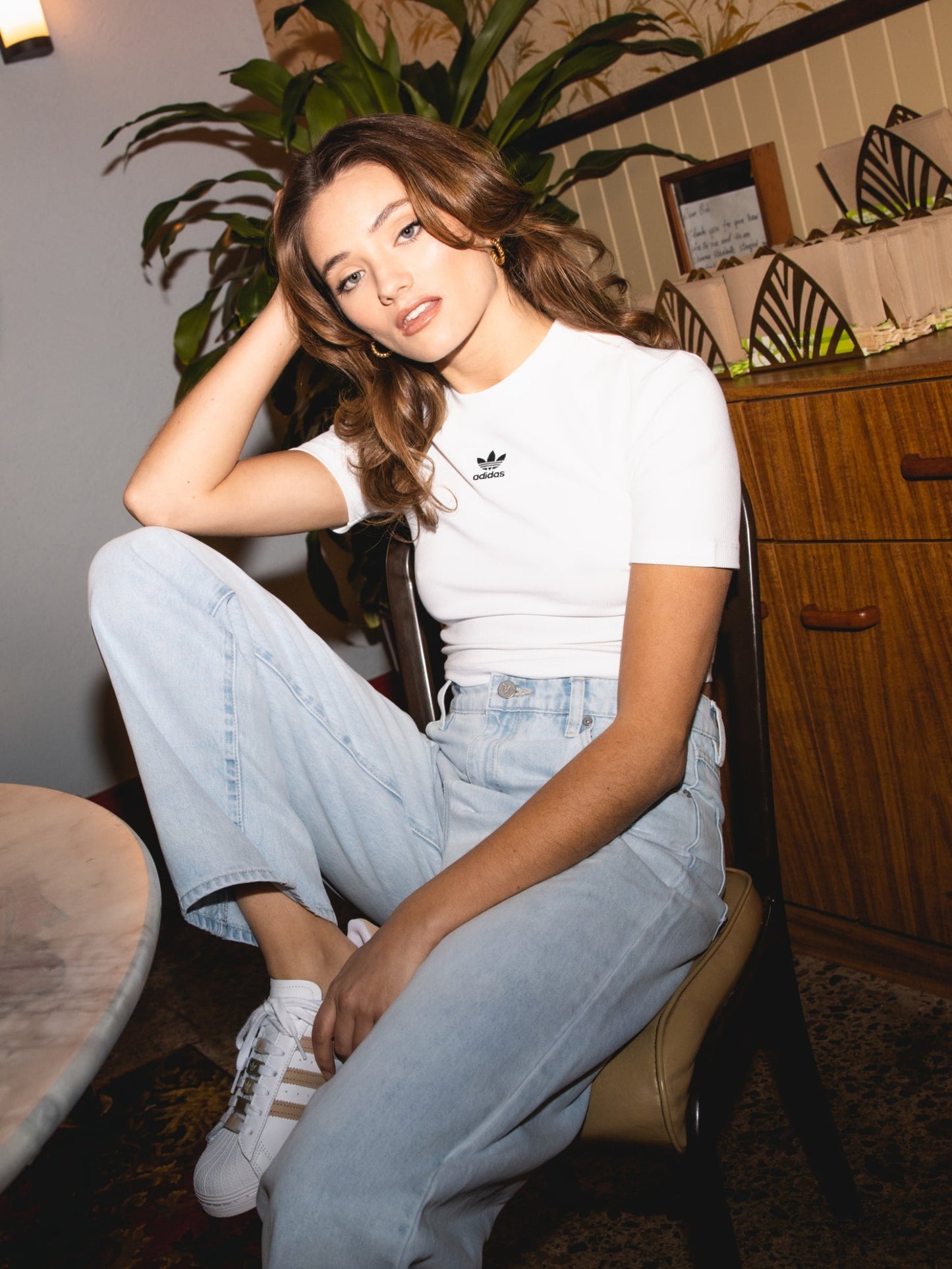 Adidas Cropped Rib Baby T-Shirt