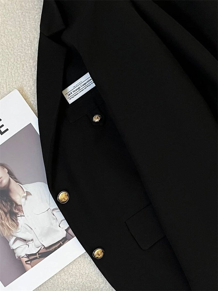 Black College Style Blazer