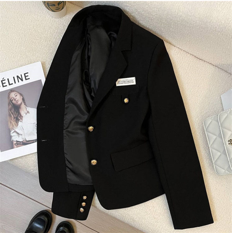Black College Style Blazer