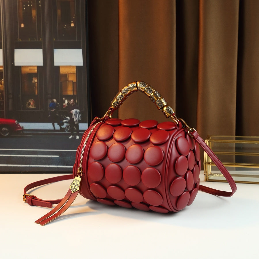 Vintage Boston Pillow Bag