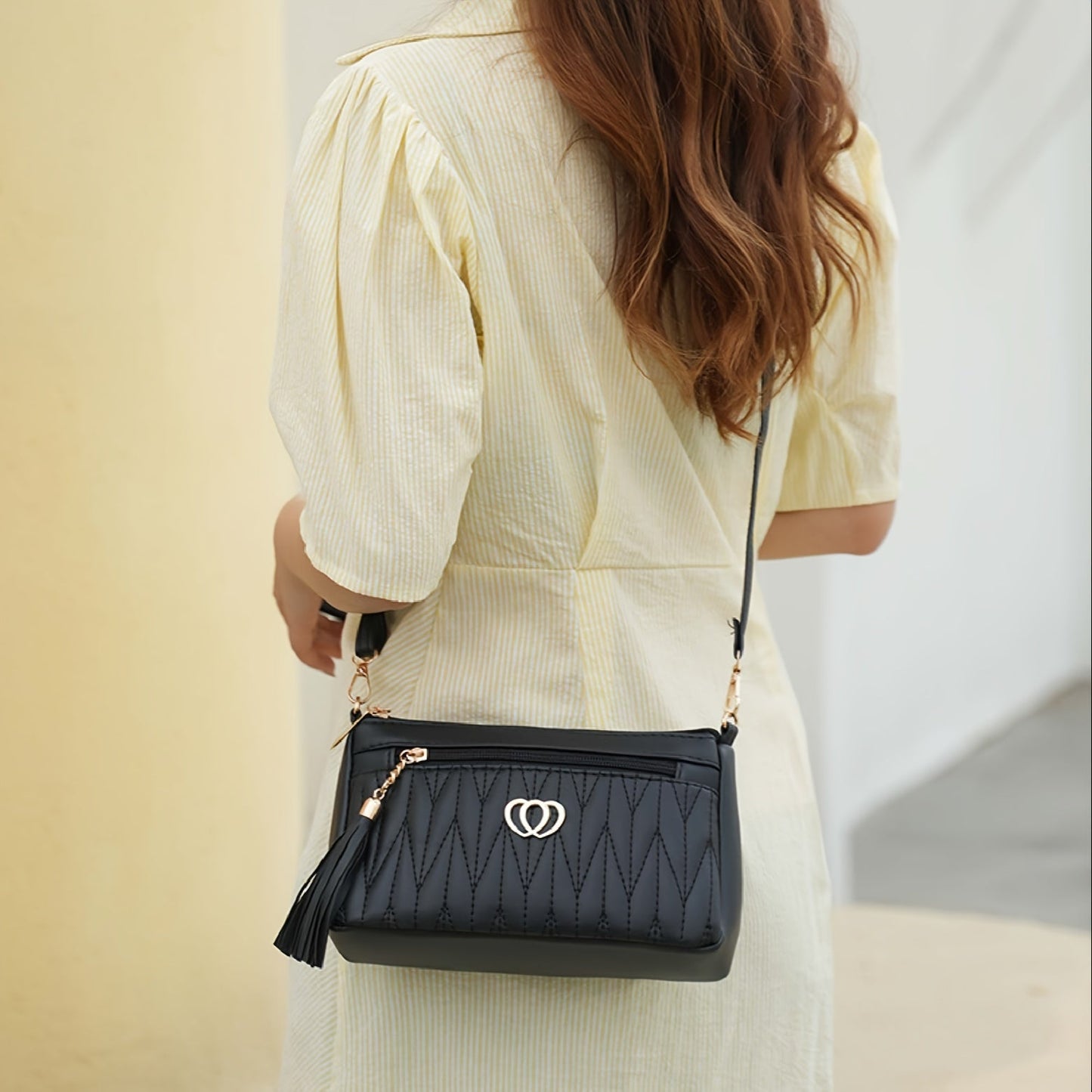 Classic Quilted Crossbody Phone Purse