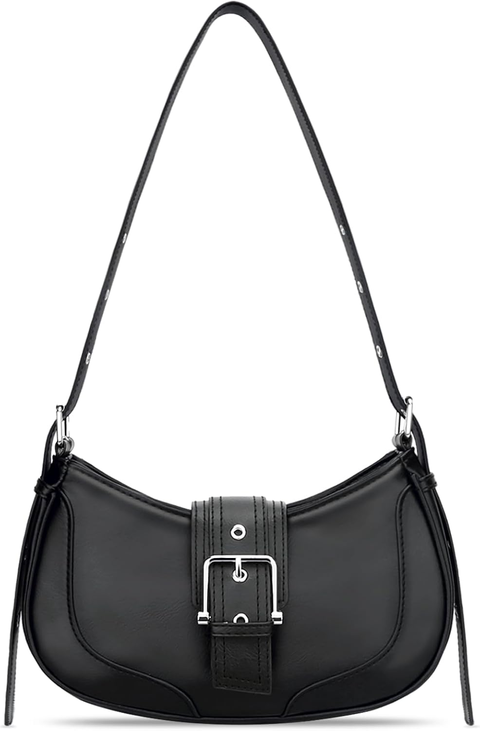 Retro Crescent Hobo Shoulder Bag