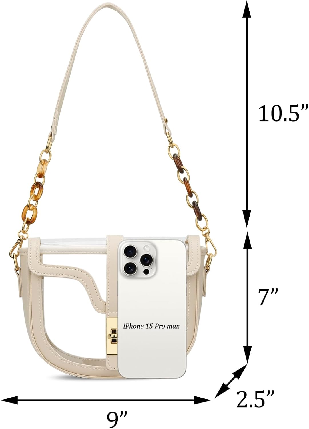 Clear Stadium Crossbody Bag