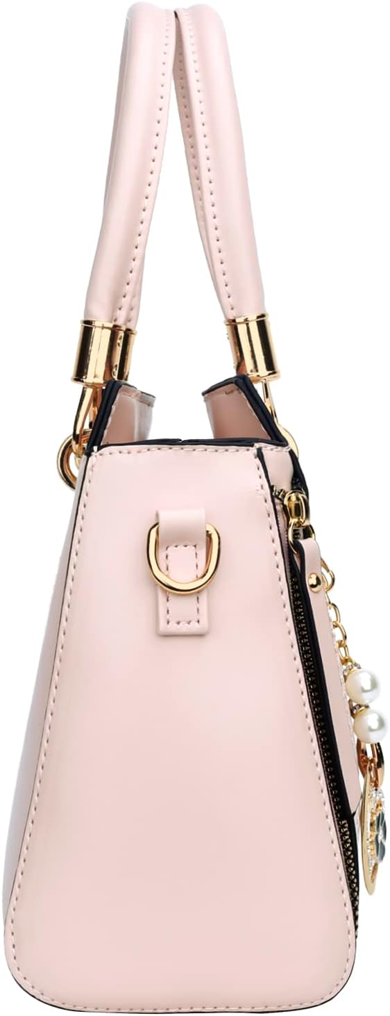 Vegan Leather Satchel Handbag