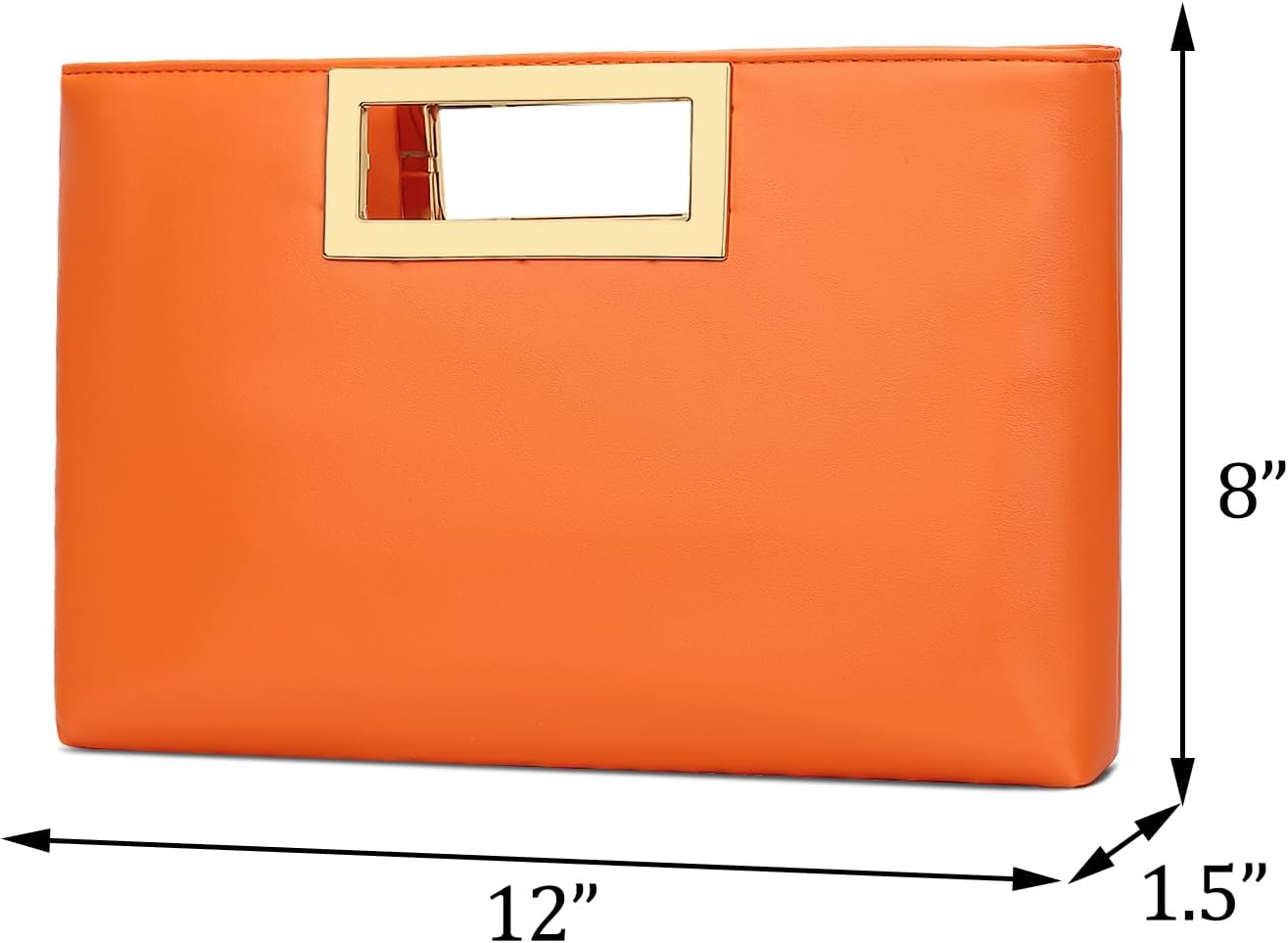 Vegan Leather Formal Clutch Purse