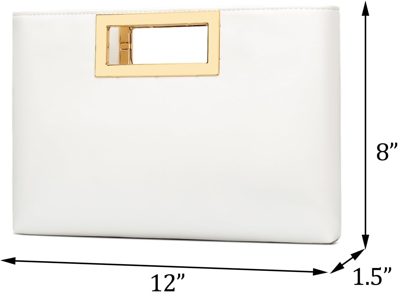 Vegan Leather Formal Clutch Purse