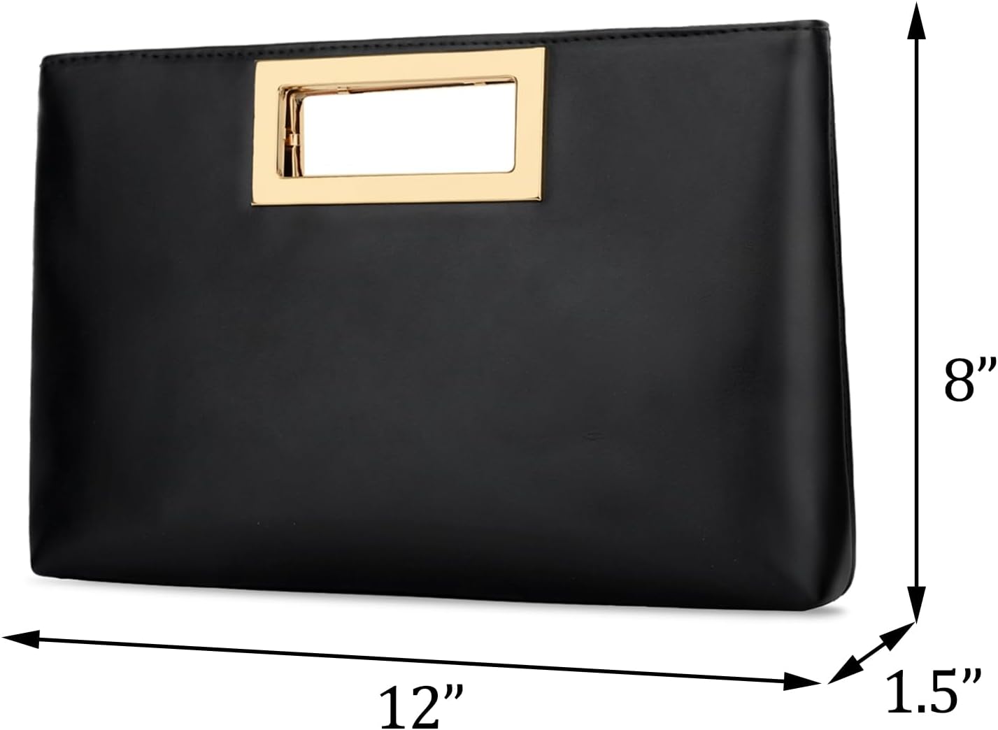 Vegan Leather Formal Clutch Purse