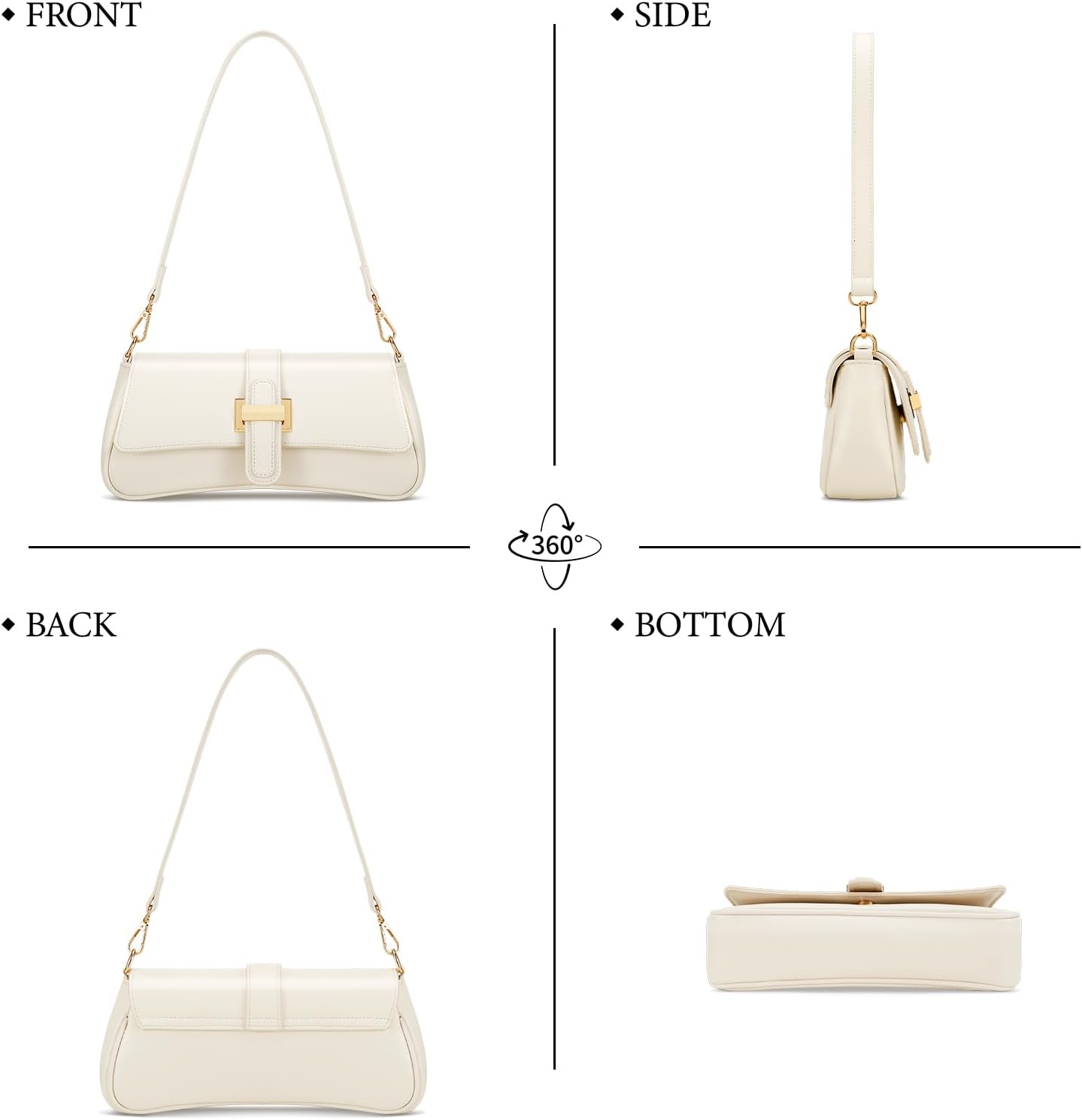 Retro Small Hobo Handbag