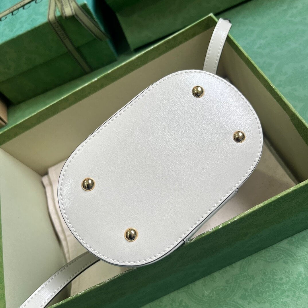 Mini bamboo shoulder bag