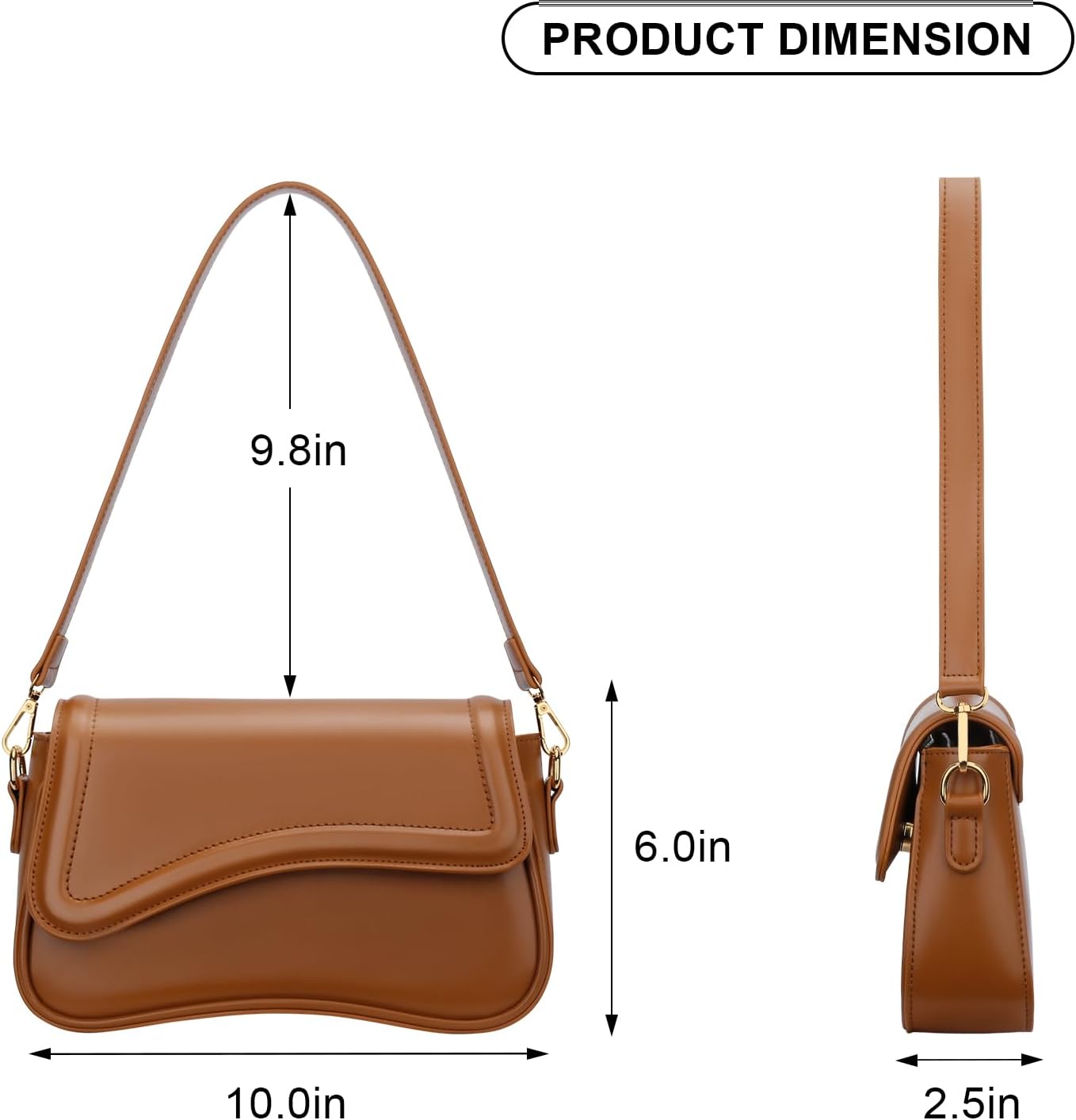 Small Retro Hobo Shoulder Purse
