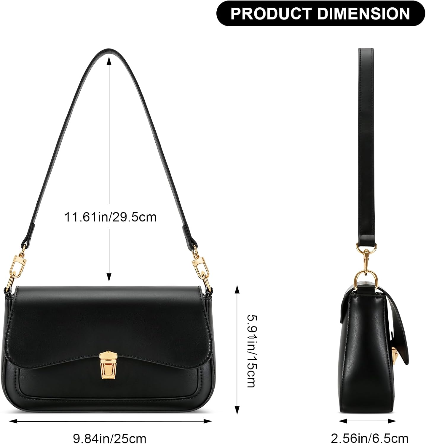 Mini Shoulder & Clutch Purse