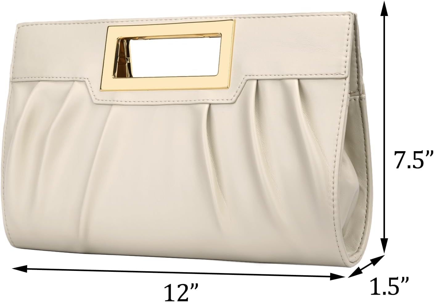 Elegant Pleated Clutch Purse