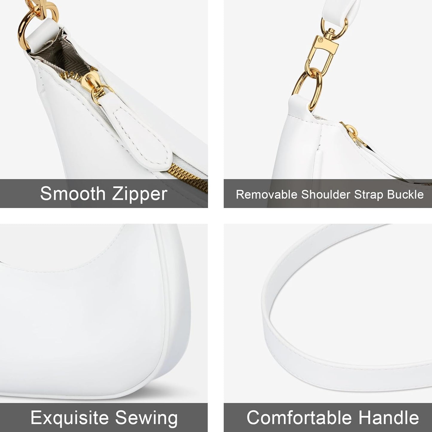 Small Crescent Shoulder Purse