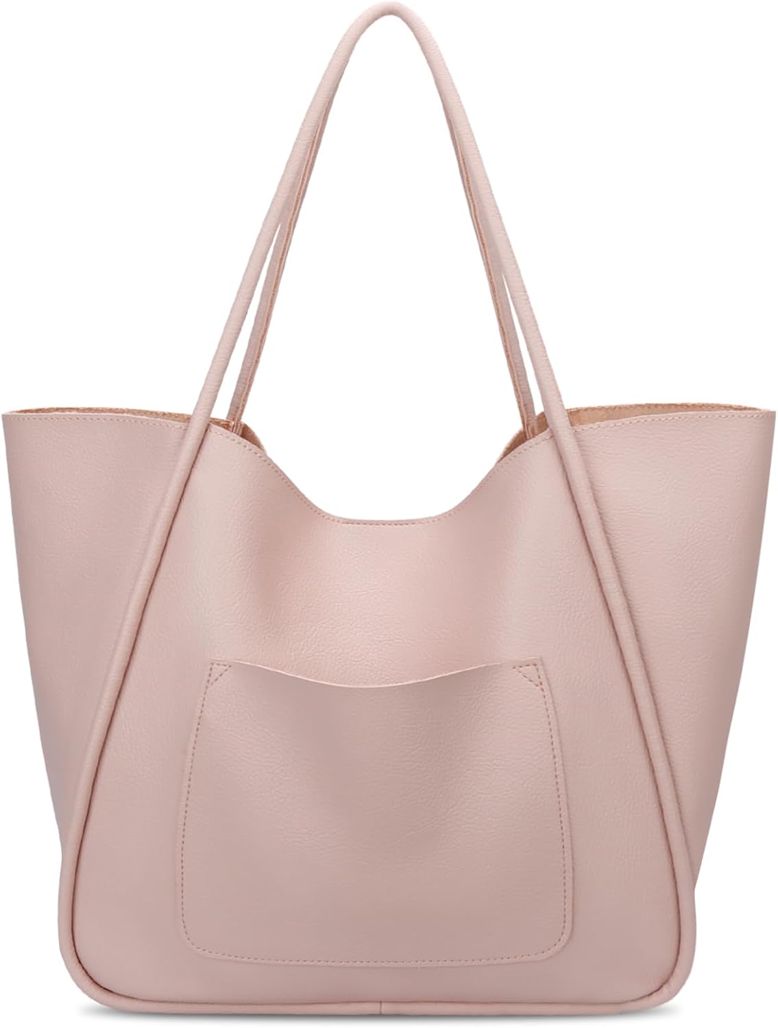 Large Vegan Leather Tote Bag