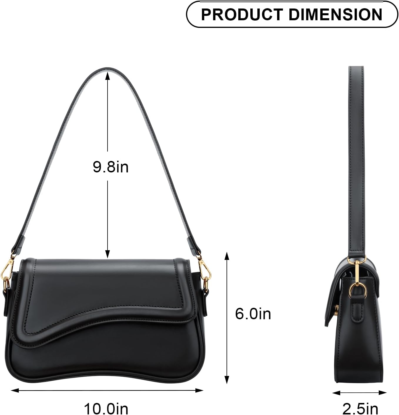 Small Retro Hobo Shoulder Purse