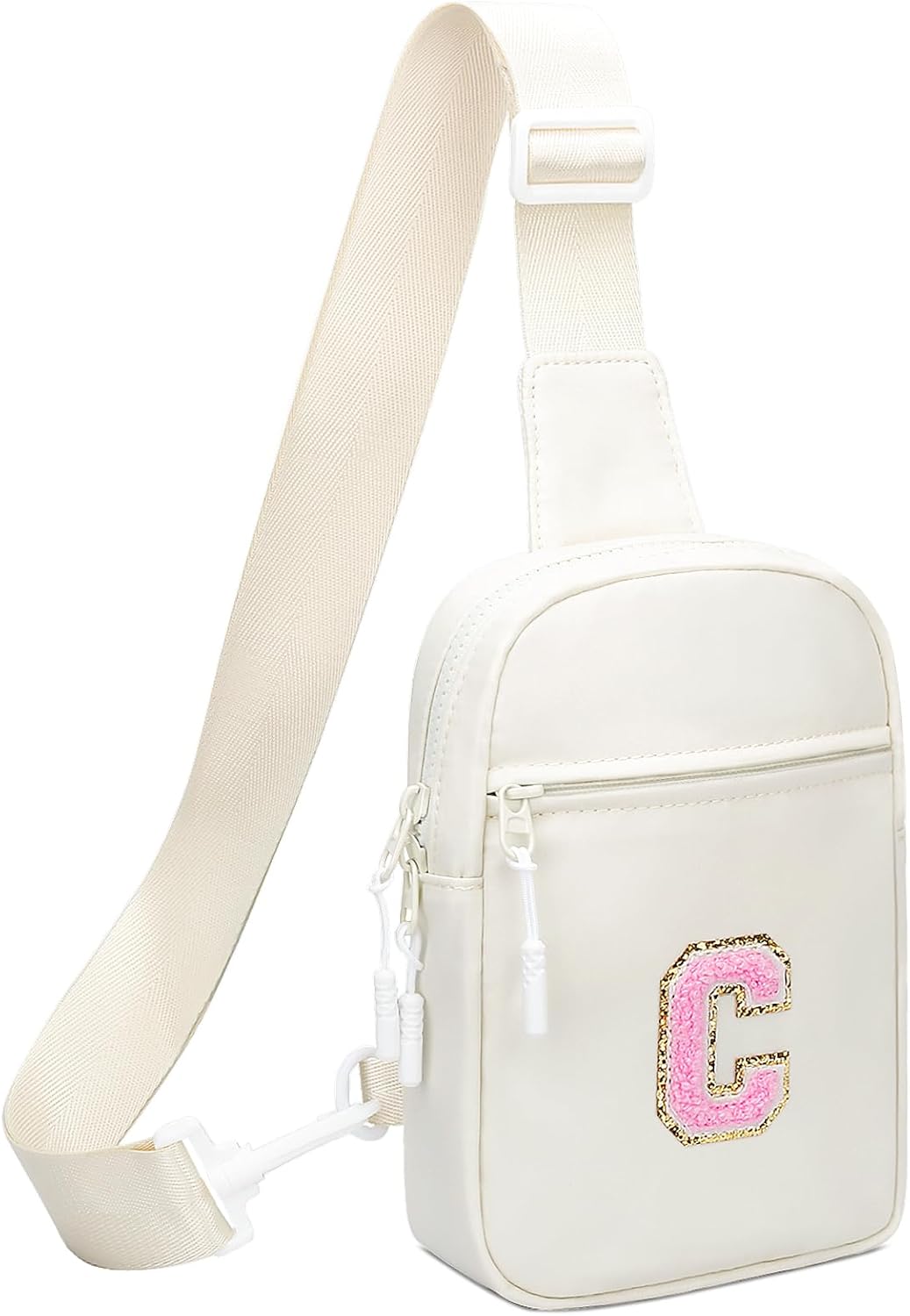 Girls Initial Sling Crossbody Bag