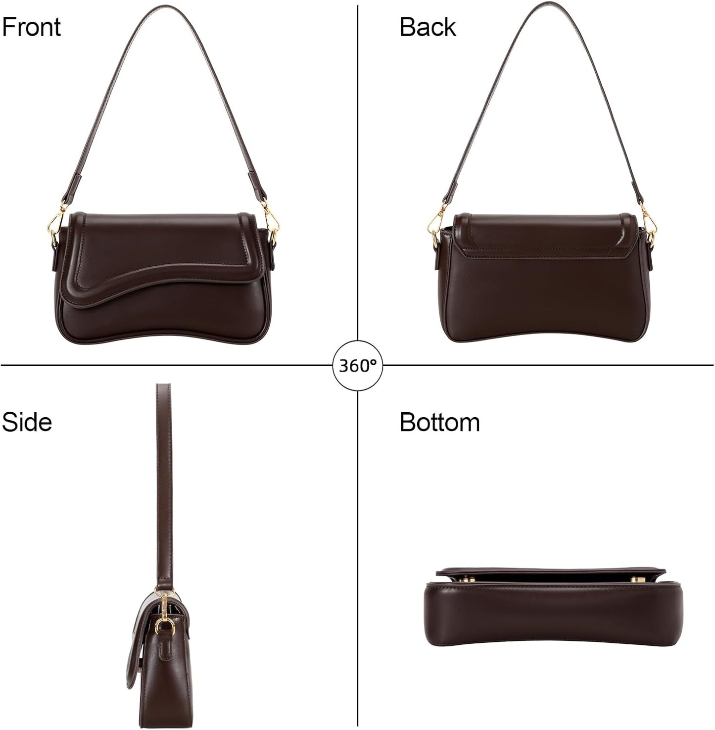 Small Retro Hobo Shoulder Purse