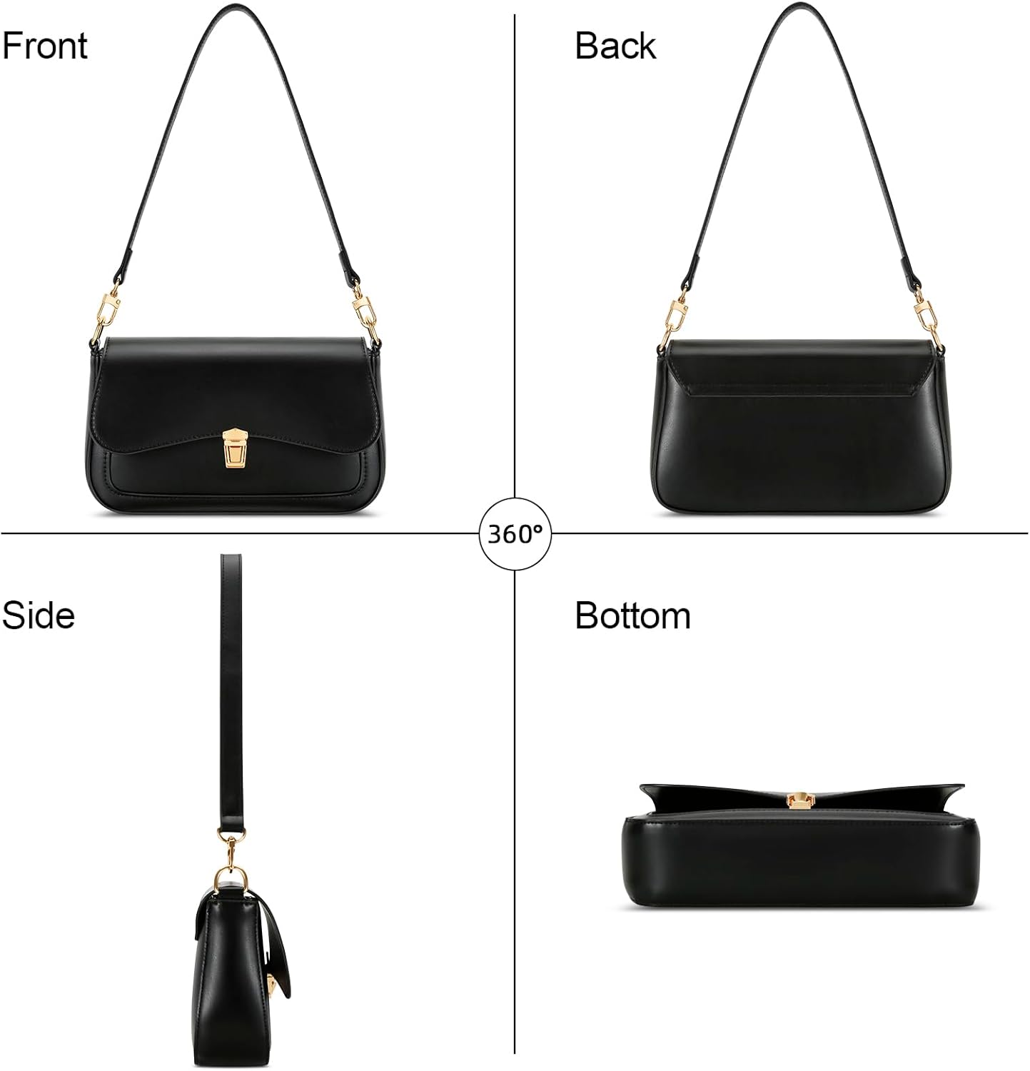Mini Shoulder & Clutch Purse