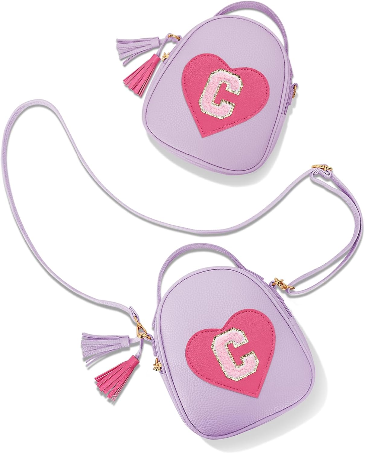 Girls Heart Crossbody Bag (Small)