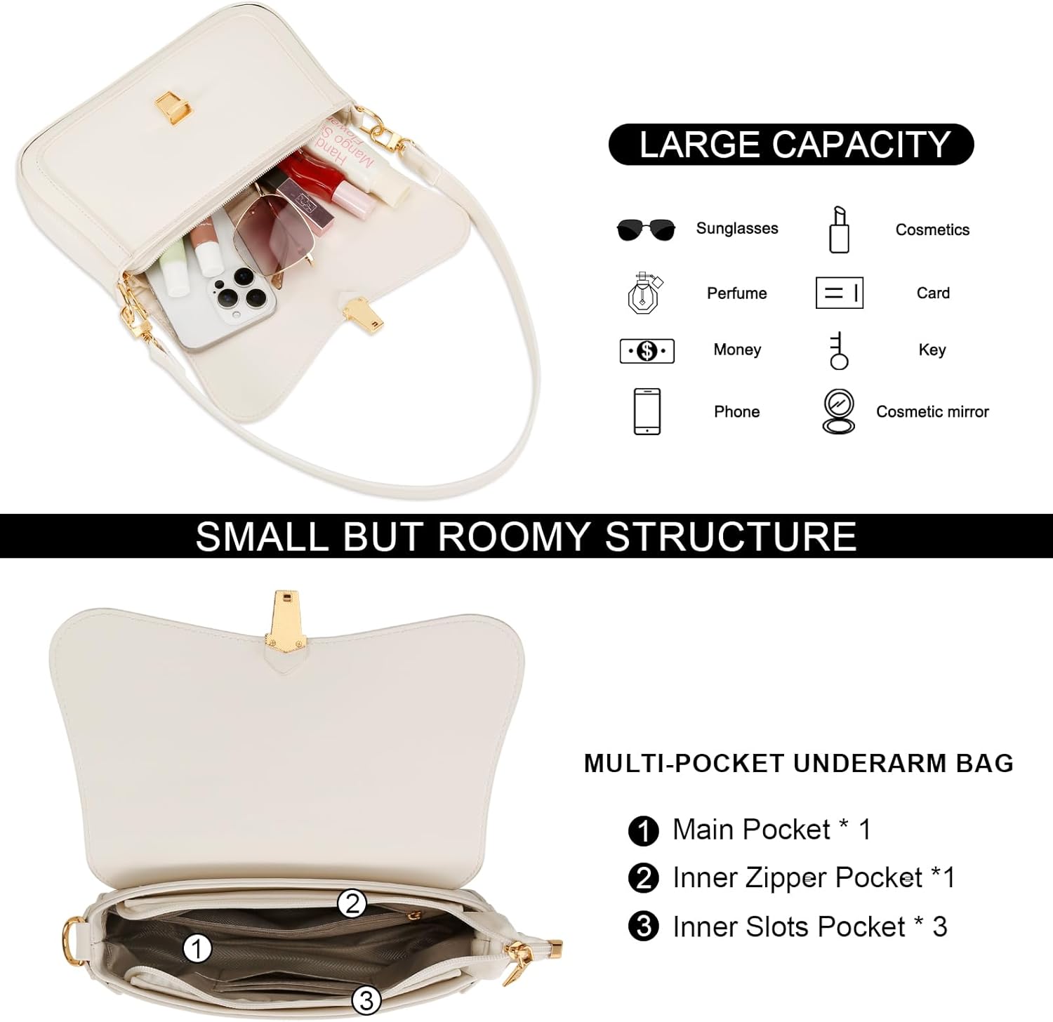 Mini Shoulder & Clutch Purse