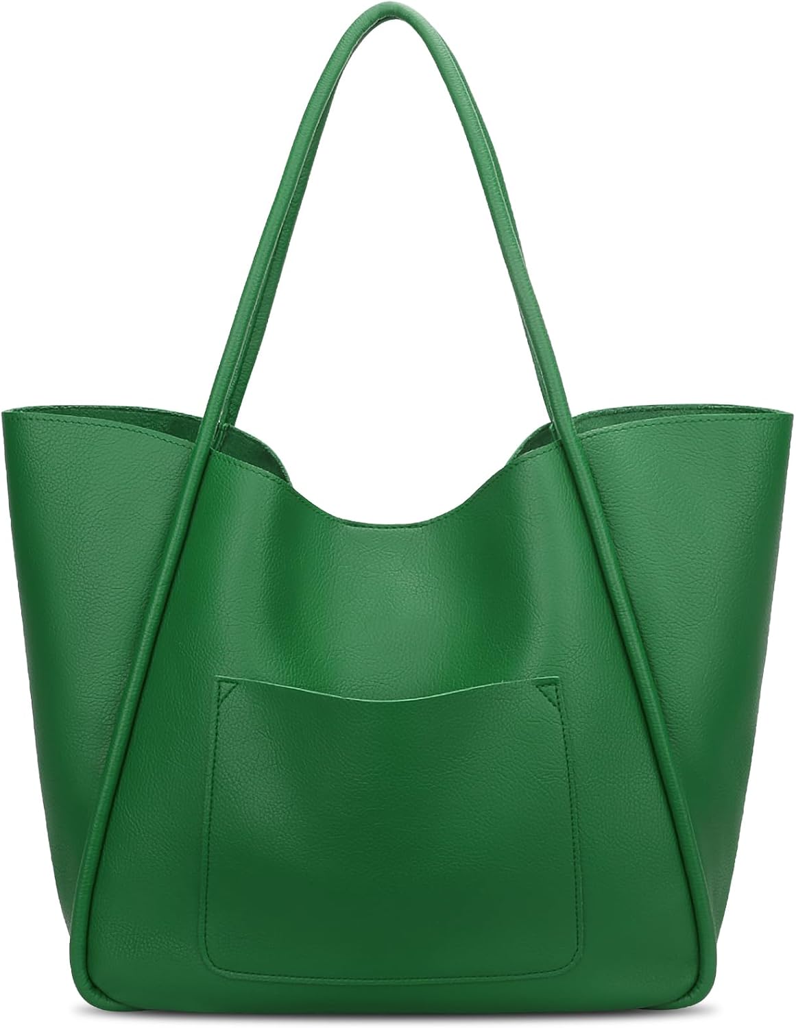 Large Vegan Leather Tote Bag