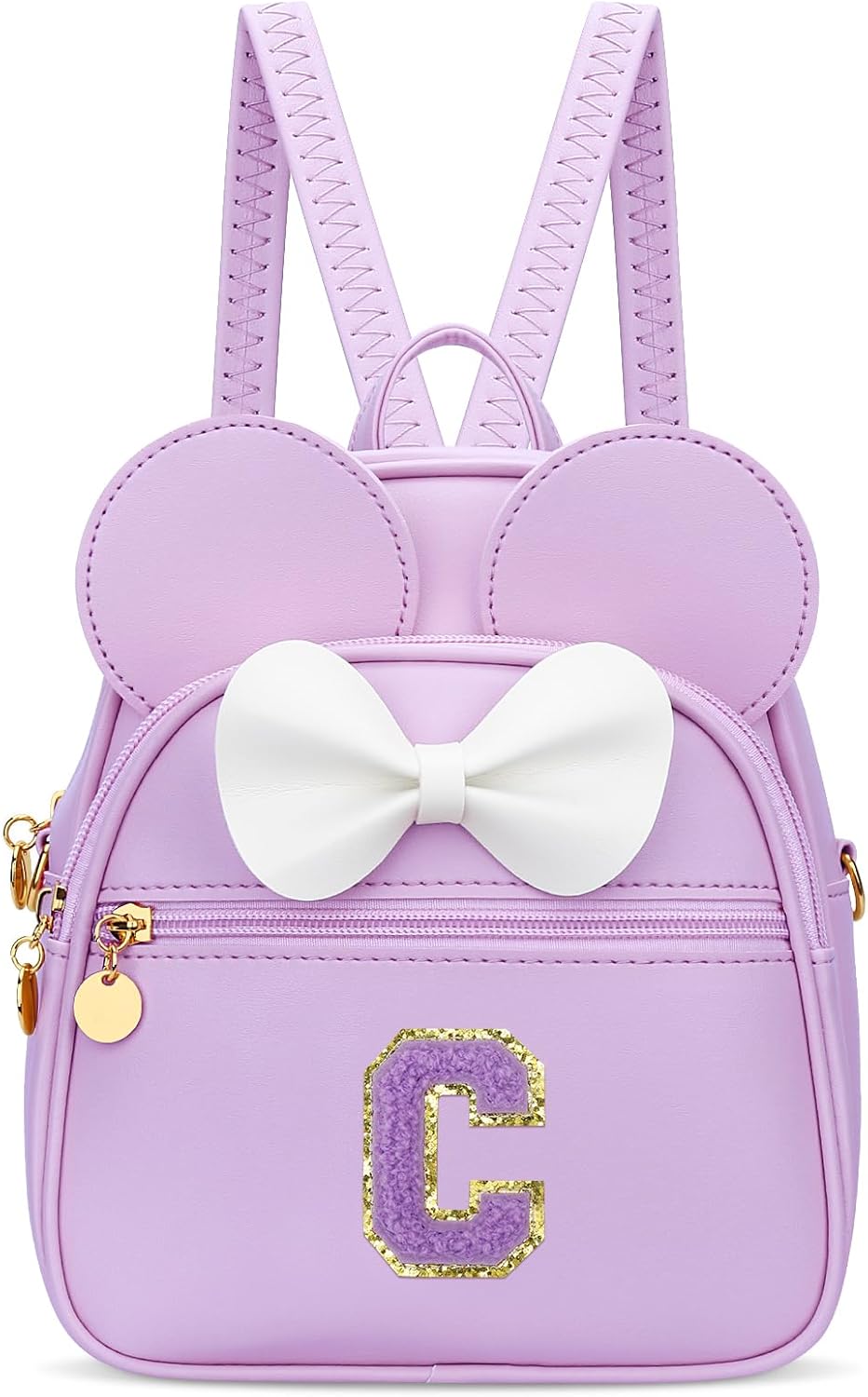 Girls Initial Mini Backpack