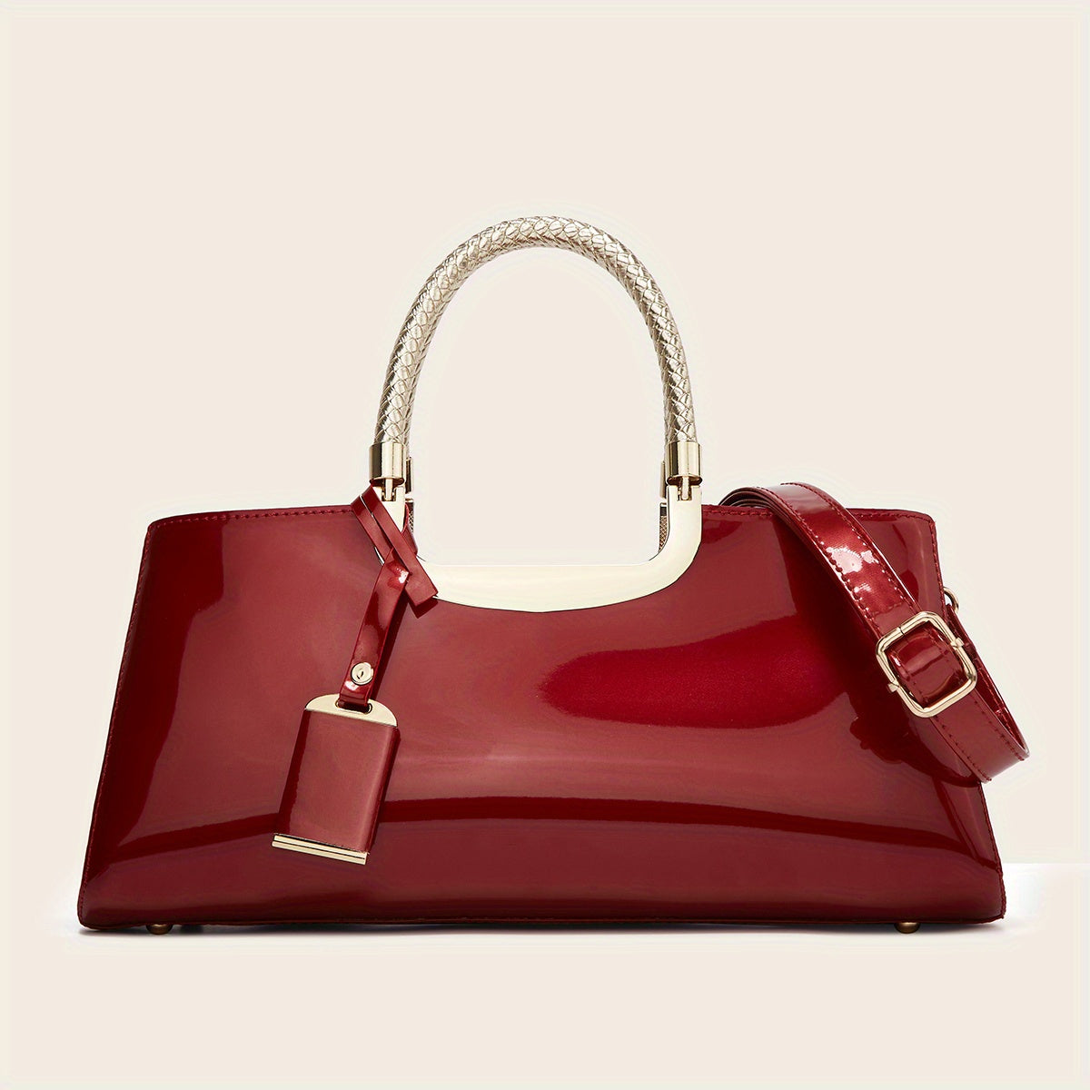 Fashion Patent Leather Handbag