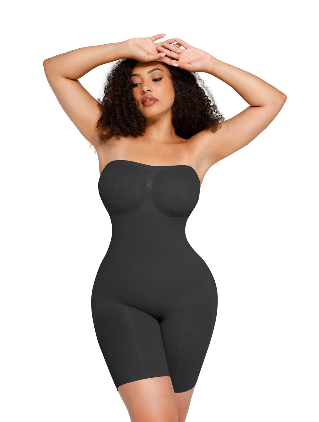 Strapless Sculpting Shapewear Bodysuit - HeyShape