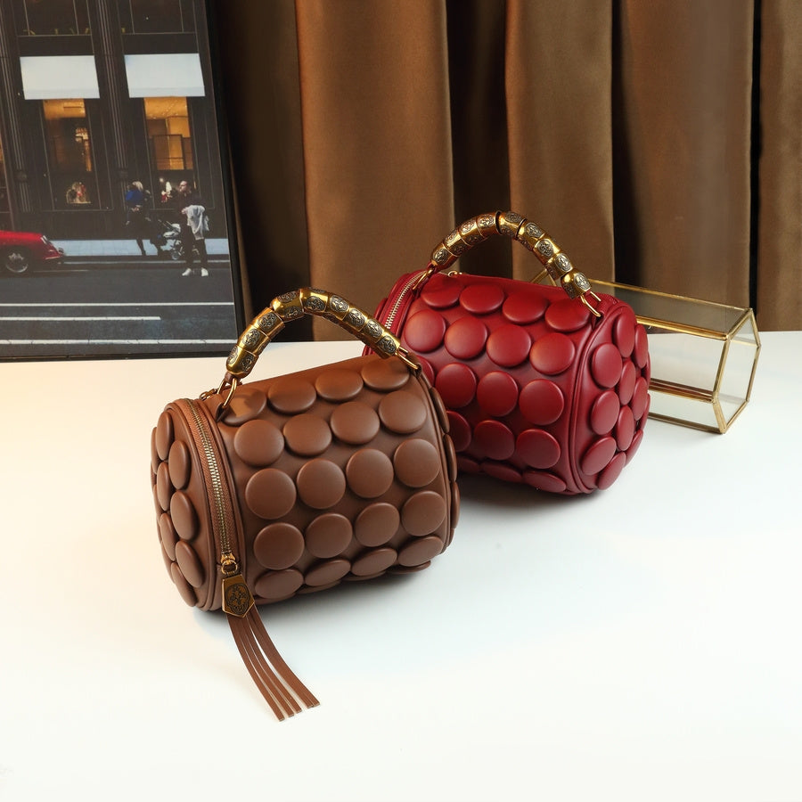 Vintage Boston Pillow Bag