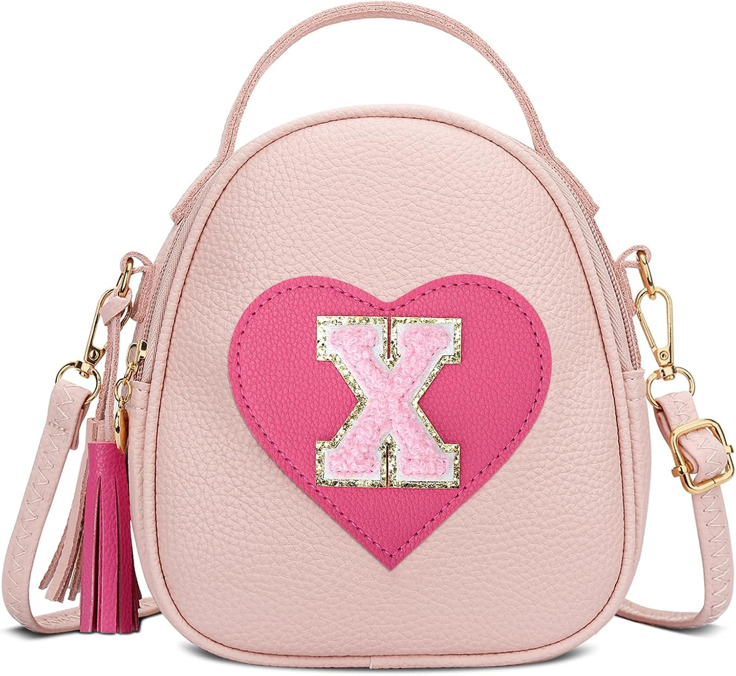 Girls Heart Crossbody Bag (Small)