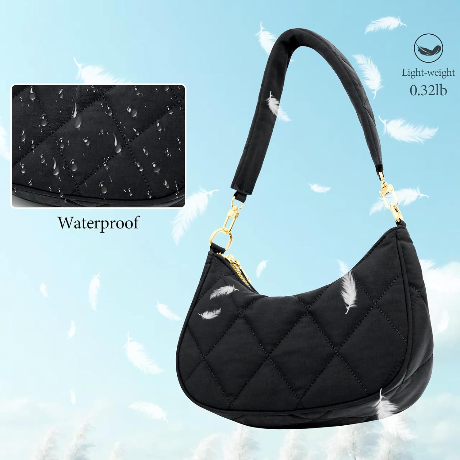 Retro Underarm Hobo Purse