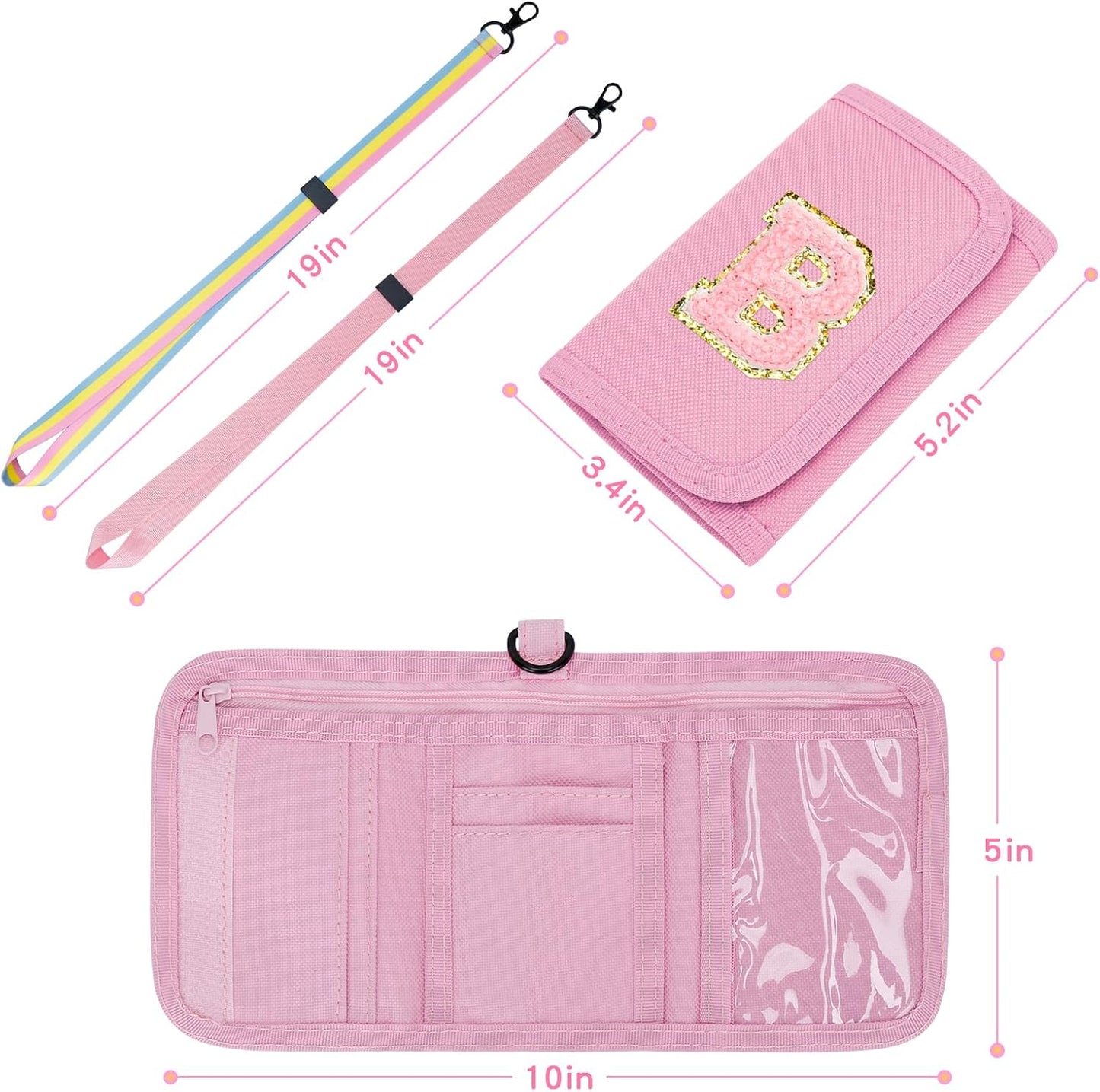 Girls Wallet with Initial