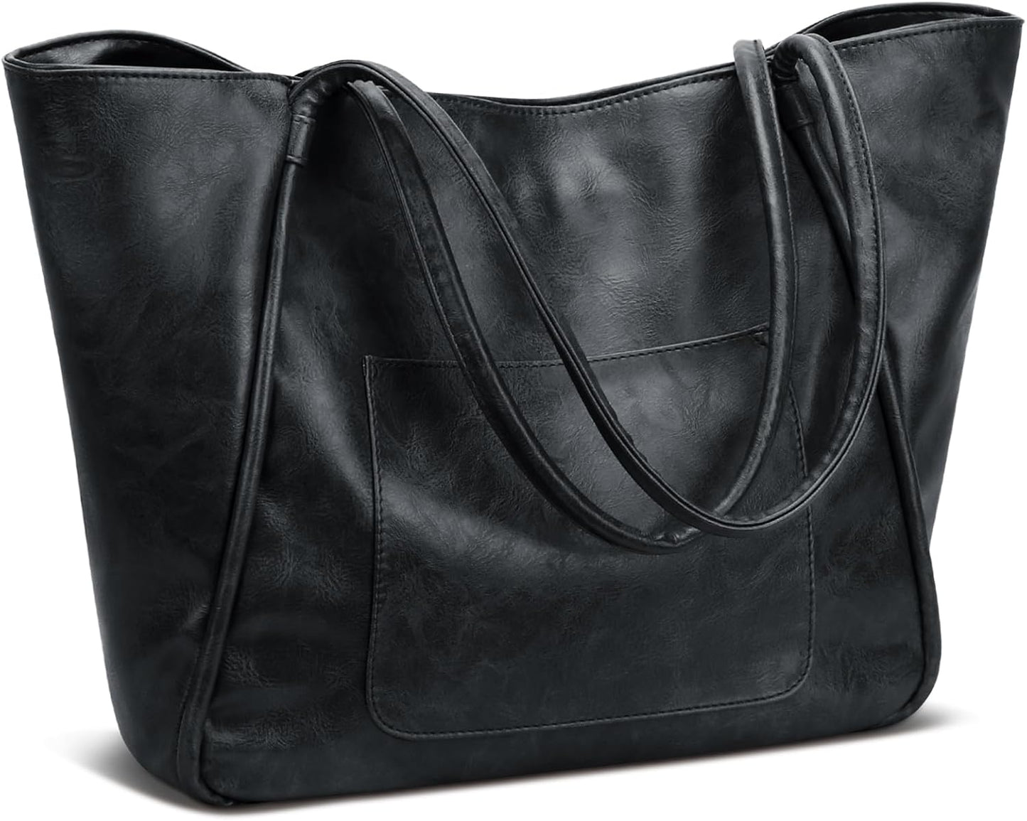 Large Leather Travel Tote Bag
