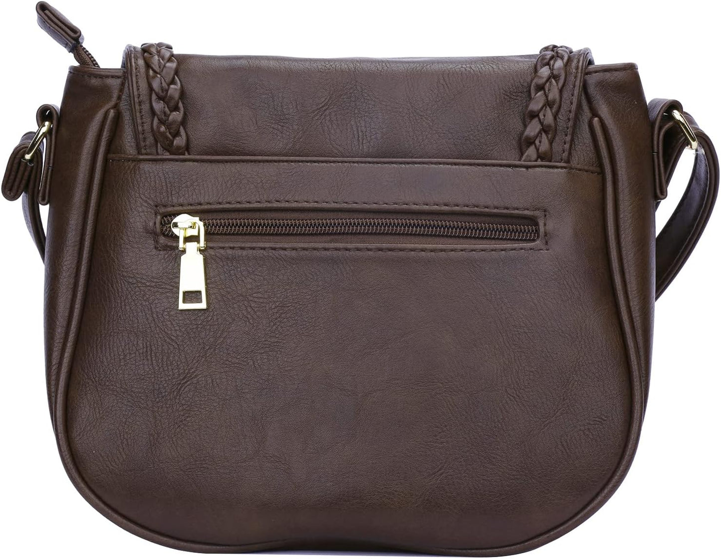 Tassel Flap Saddle Crossbody Bag