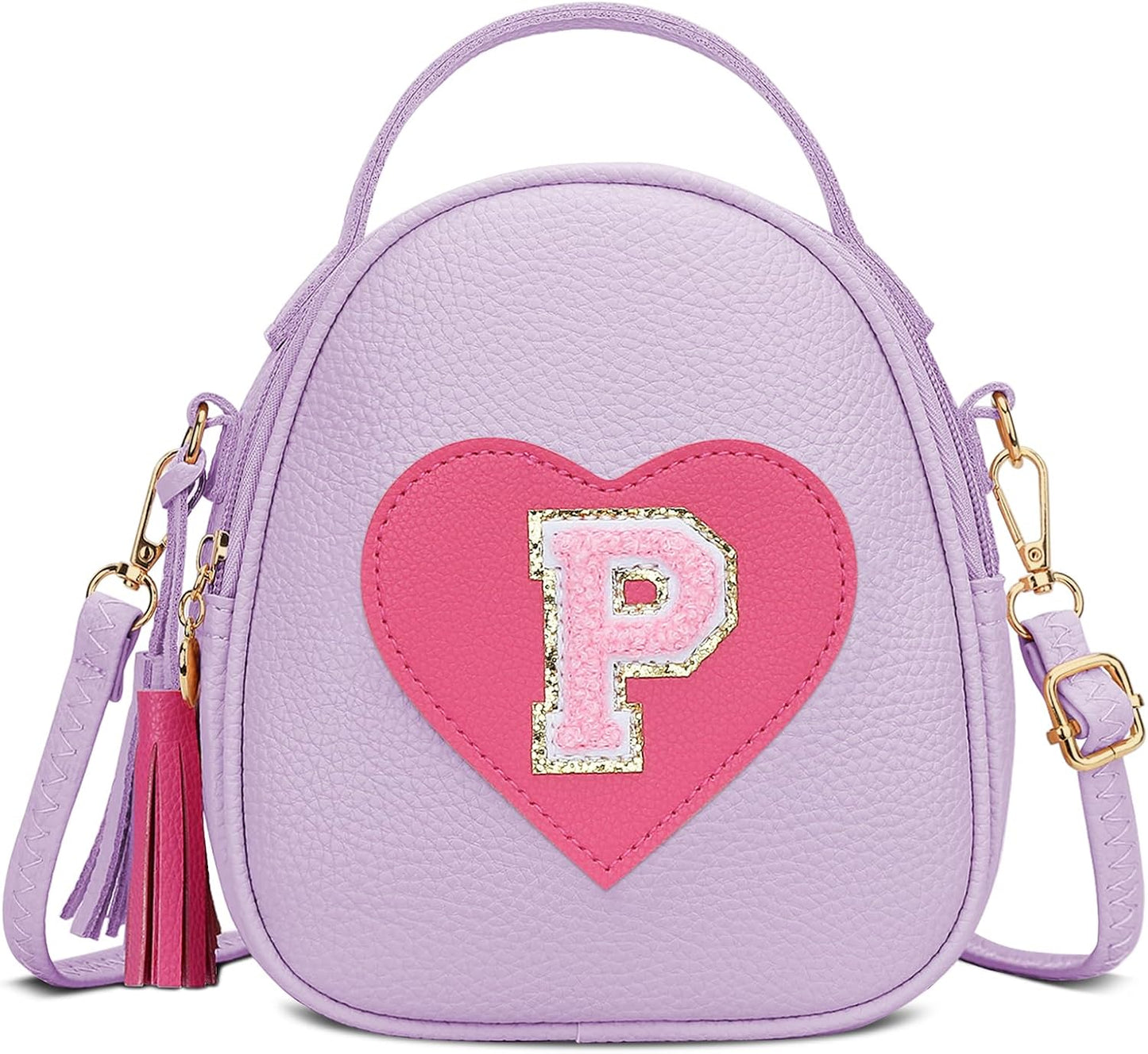 Girls Heart Crossbody Bag (Small)