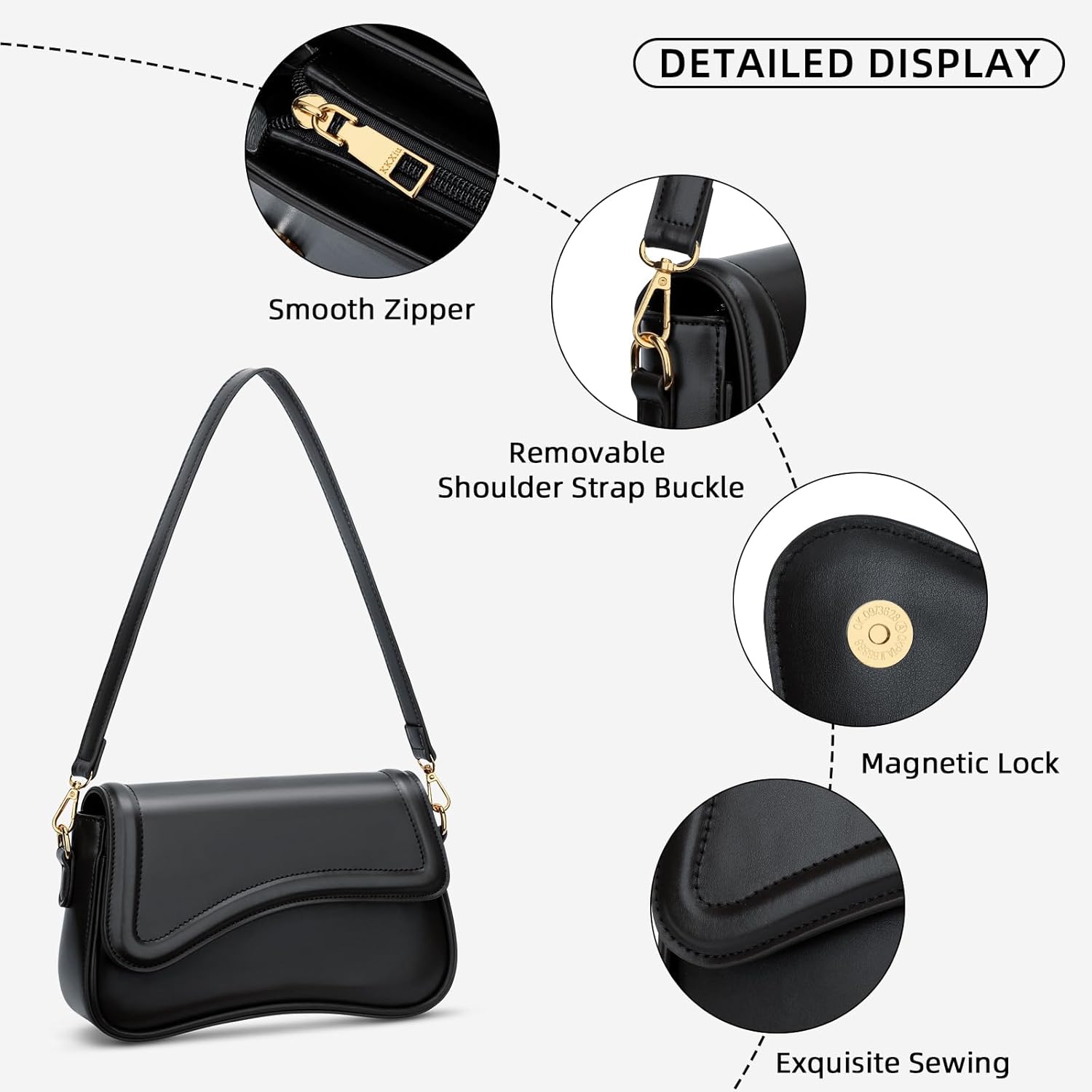 Small Retro Hobo Shoulder Purse