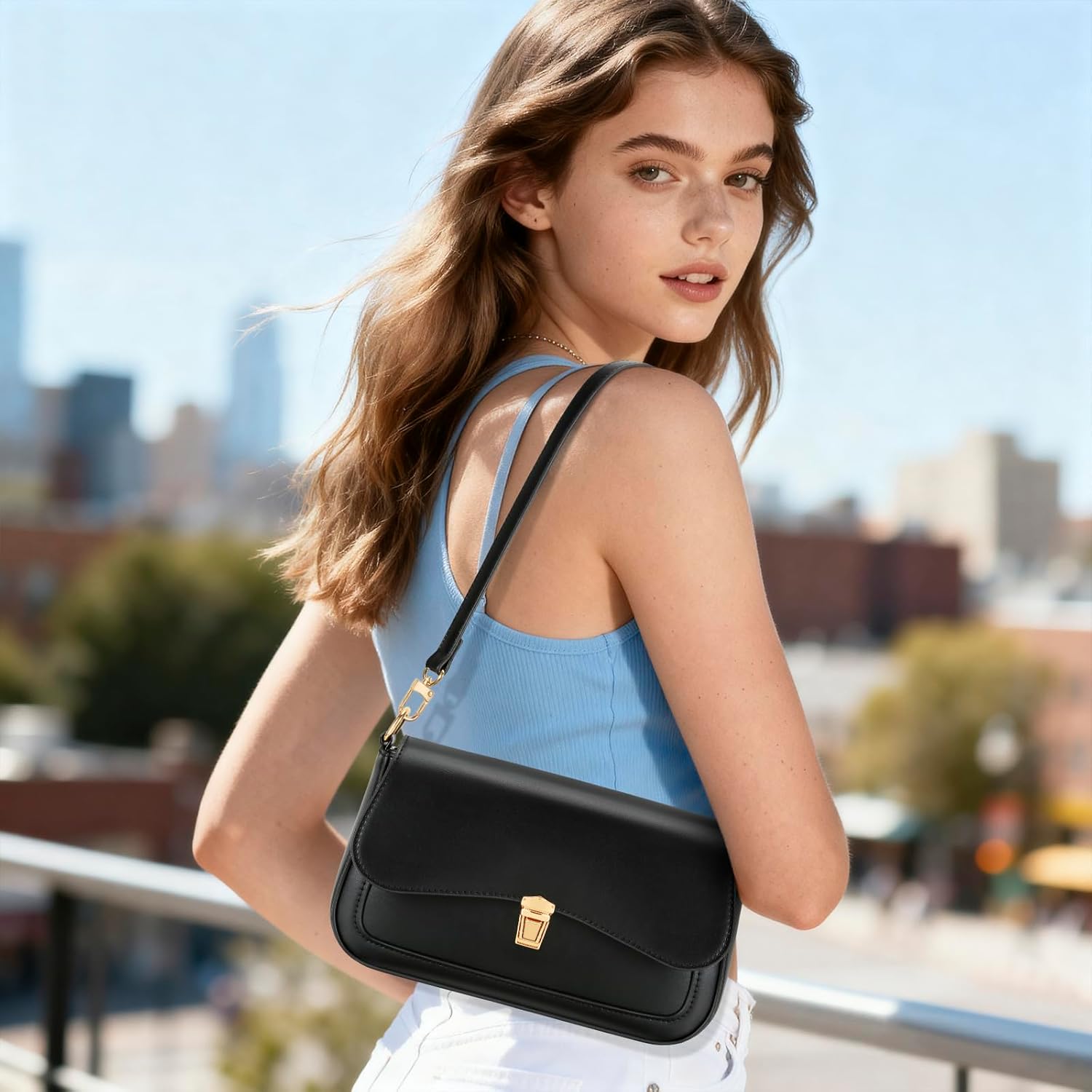Mini Shoulder & Clutch Purse