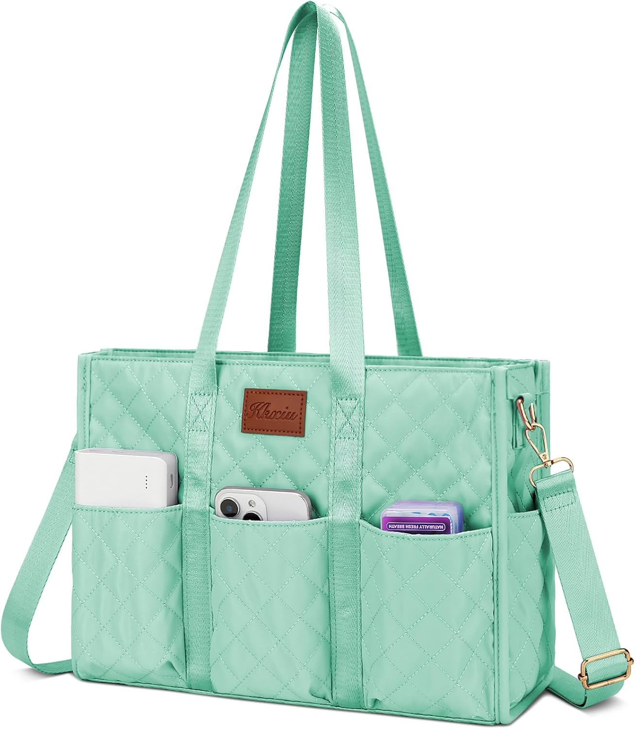 Large Water-Resistant Tote Bag