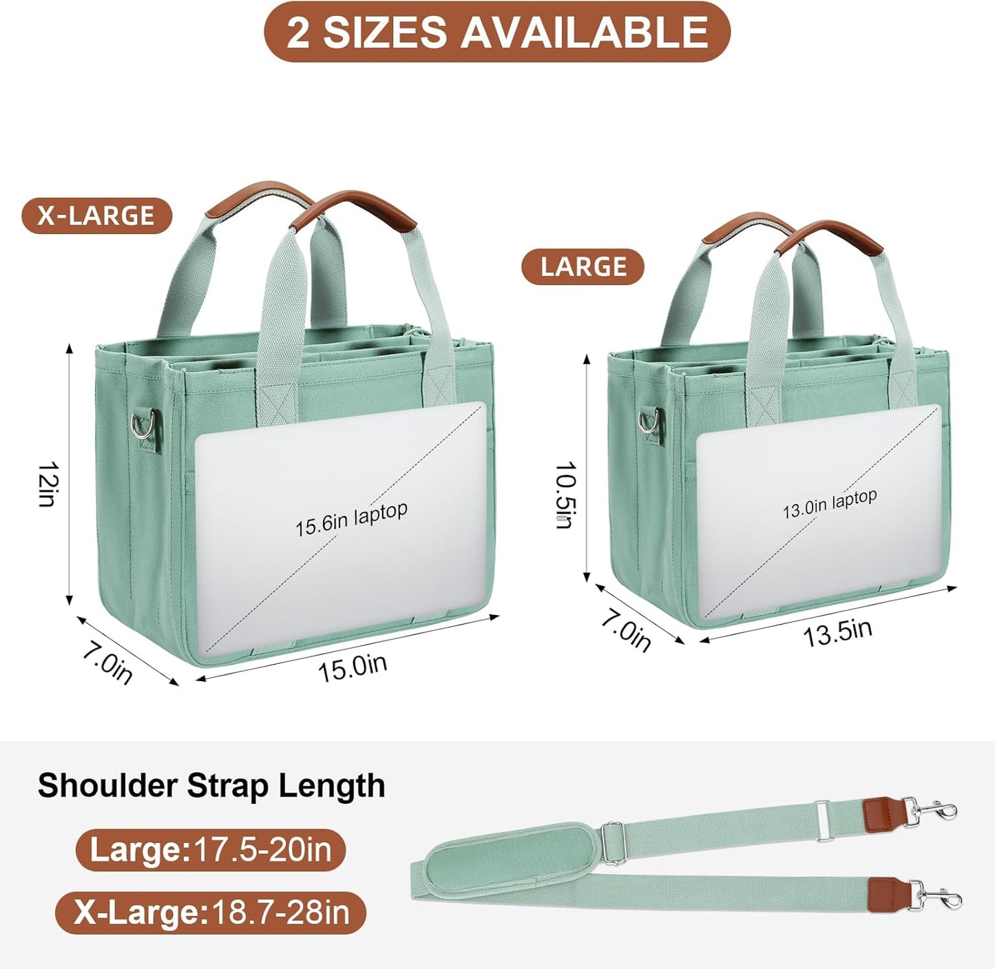 Canvas Crossbody Tote with Pockets