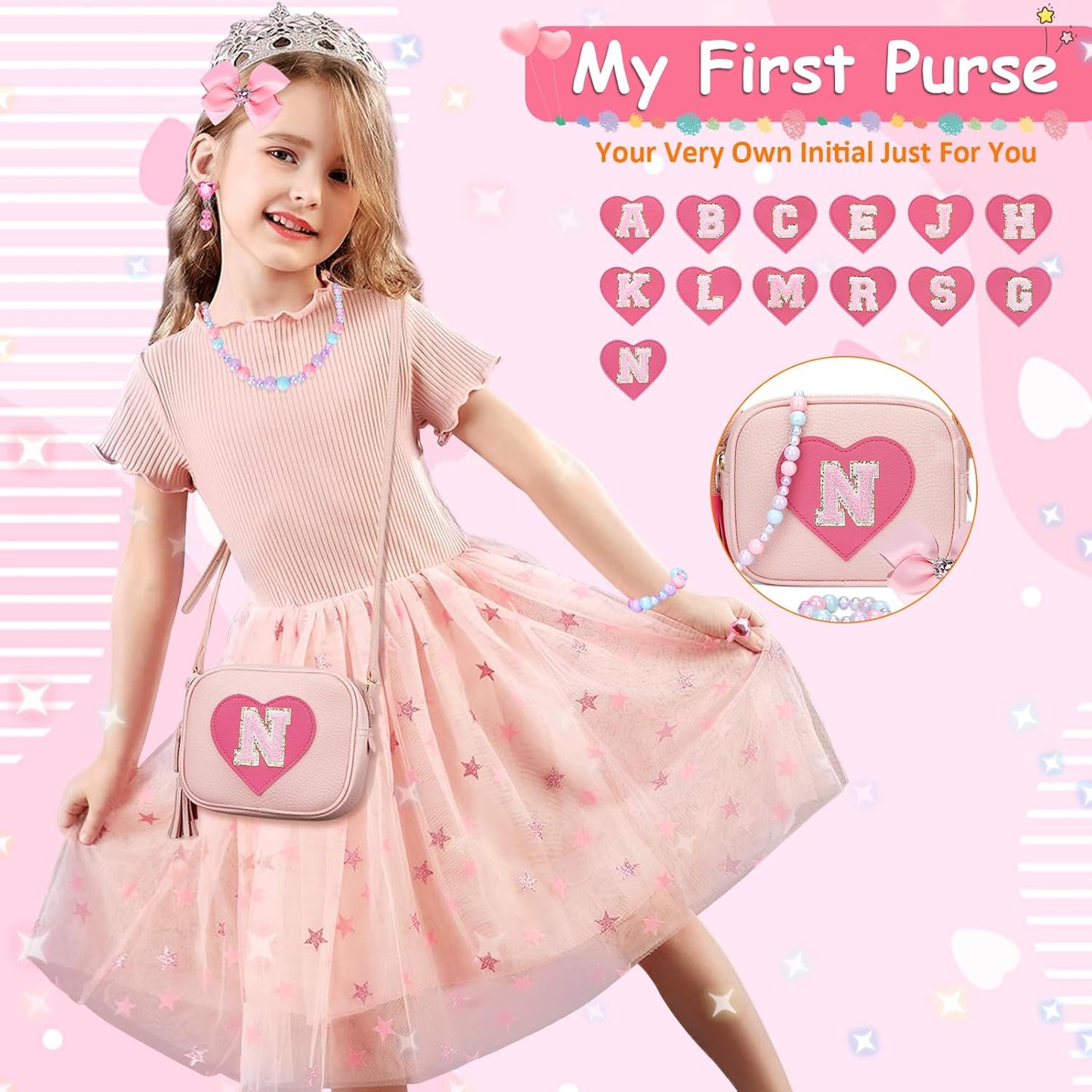 Girls Dress Up Purse & Jewelry Set