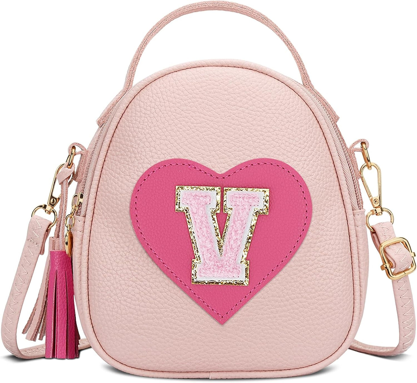 Girls Heart Crossbody Bag (Small)