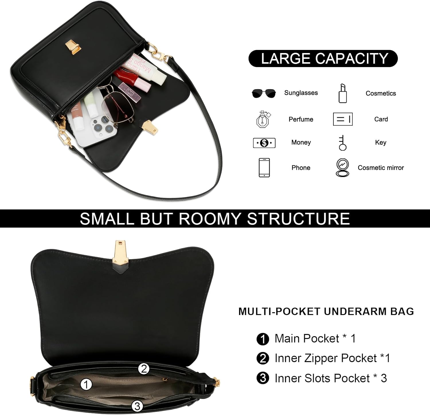 Mini Shoulder & Clutch Purse