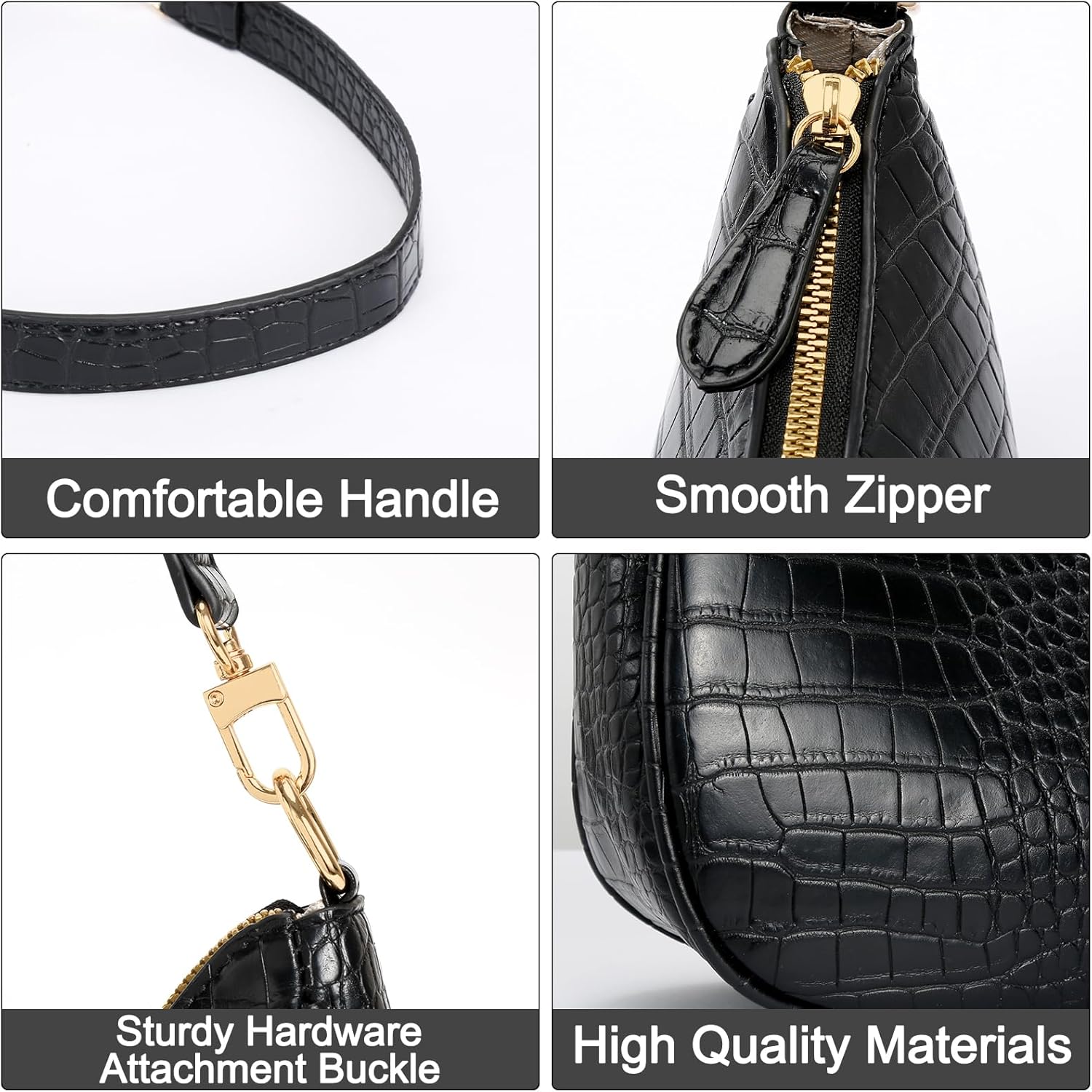 Retro Underarm Hobo Purse