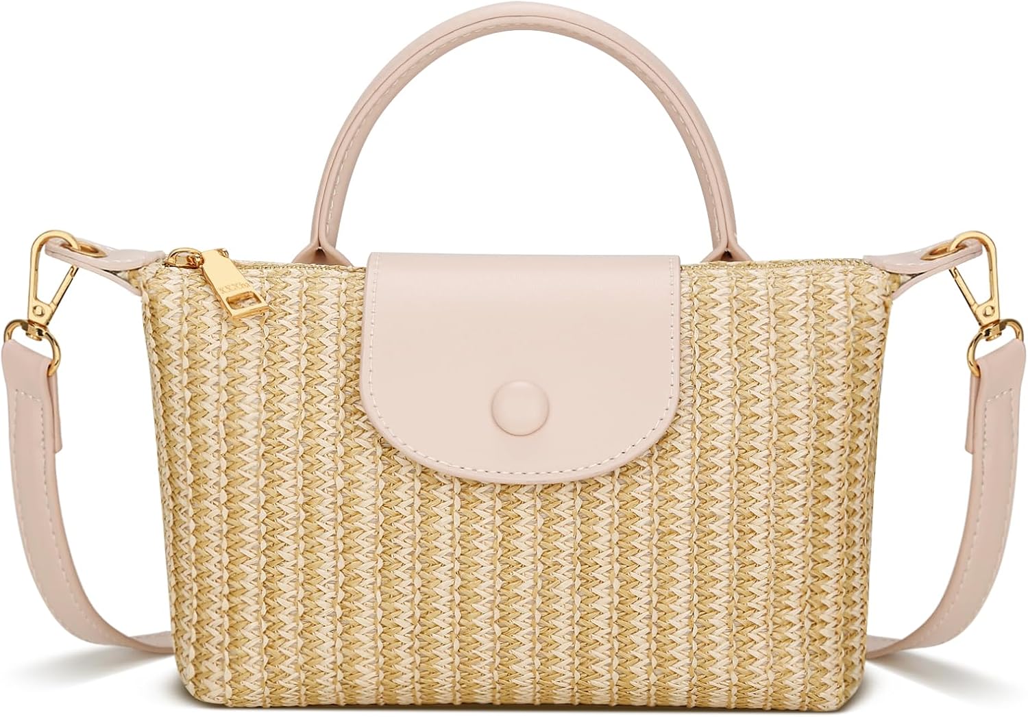 Mini Straw Woven Crossbody Bag