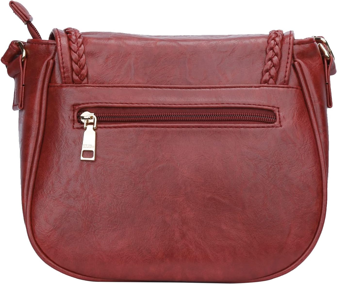 Tassel Flap Saddle Crossbody Bag