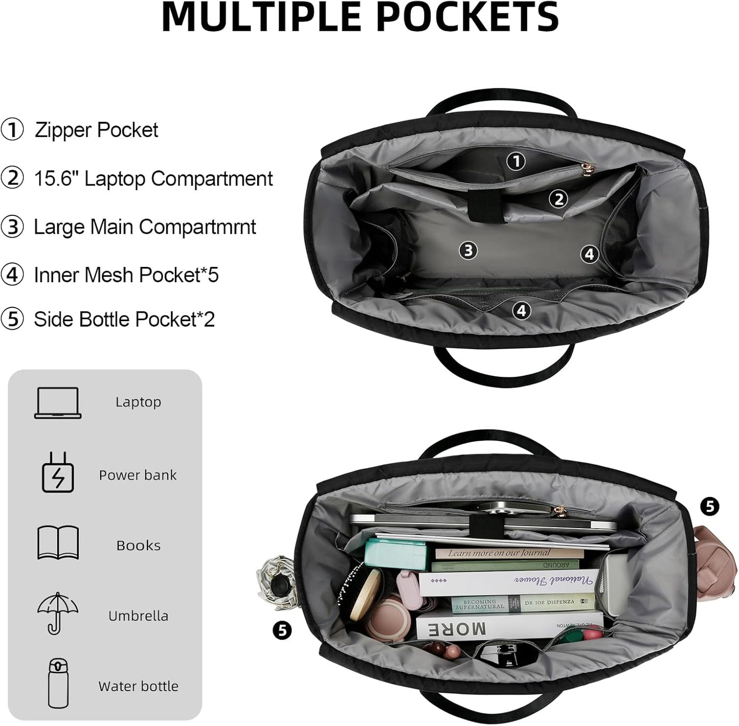 Laptop Tote with Lunch Pocket